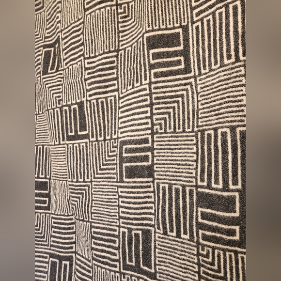 FRAME Brand Virgin Wool + Cashmere Blanket Throw Fringed Soft Designer Italy - Picture 8 of 12